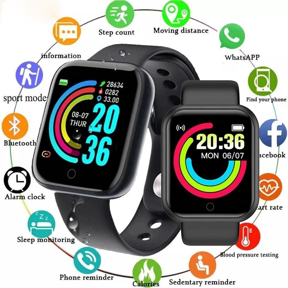 Smartwatch - Relógio Inteligente Resistente D20 Pro Y68